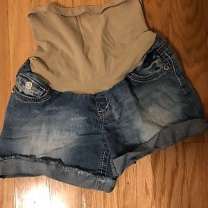 Maternity Jean Shorts